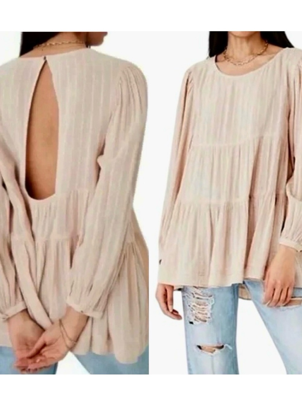 American Eagle Oversized Muslin Top